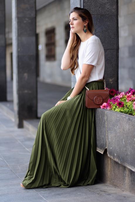 Khaki Maxi Skirt Khaki Maxi Skirt