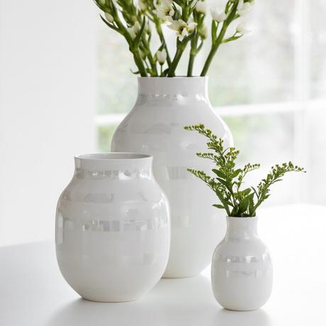 Omaggio vase Kähler Omaggio Pearl estilo nórdico diseño nórdico diseño danés decoración interiores complementos hogar cerámica de diseño cerámica danesa accesorios hogar 