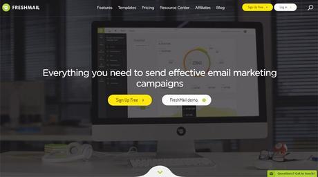 Empresas de email marketing que te impulsarán las ventas Freshmail Email Marketing