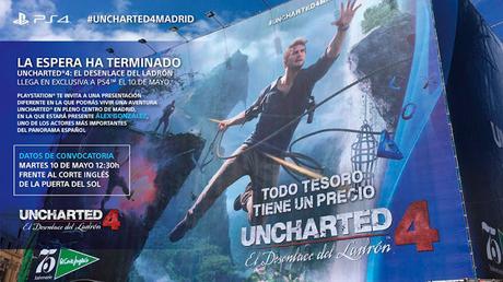 Uncharted 4: El Desenlace del Ladrón tendrá un evento de lanzamiento en Madrid