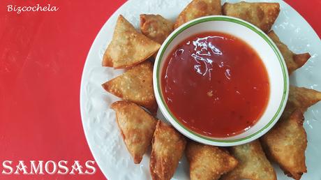 SAMOSAS VEGETALES DE PATATA Y GUISANTE