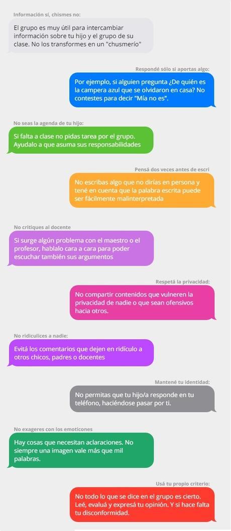 Los 10 mandamientos para que grupo de WhatsApp de madres del colegio no sea una pesadilla Los 10 mandamientos para que grupo de WhatsApp de madres del colegio no sea una pesadilla