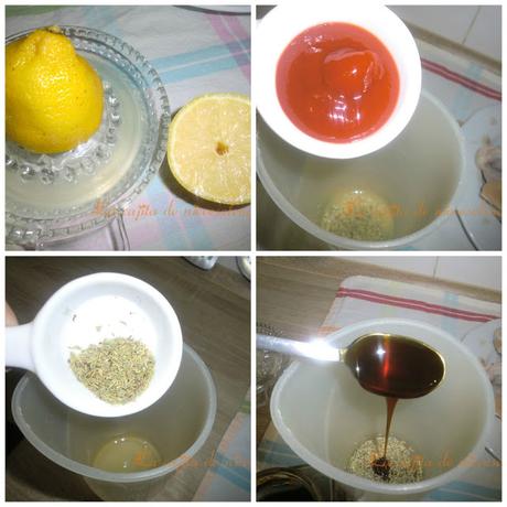 Alitas asadas con miel y limón