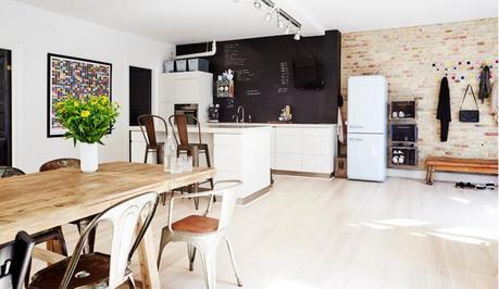 sillas Tolix mercados de pulgas Estilo urbano e industrial estilo industrial nórdico distribución diáfana decoración loft piso decoración copenhague blog decoración nórdica 