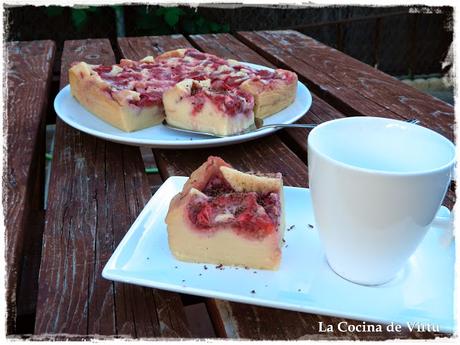 Pastel de fresas microondas