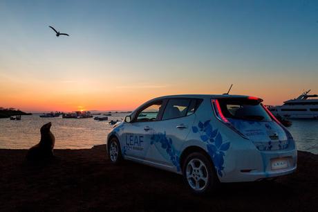 Nissan LEAF, una opción de movilidad limpia para Galápagos