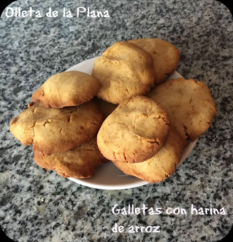 GALLETAS DE HARINA DE ARROZ Y MAIZENA (SIN GLUTEN, SIN LACTOSA Y BAJO
EN FRUCTOSA)