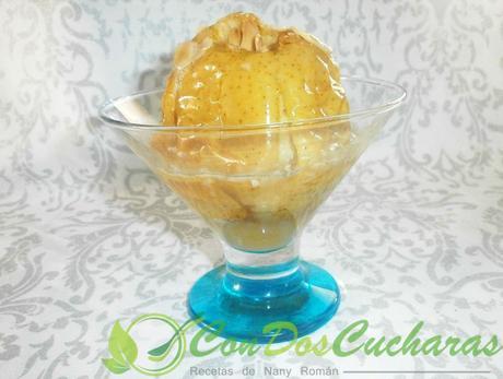 Manzanas asadas con almendras