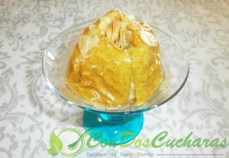 Manzanas asadas con almendras