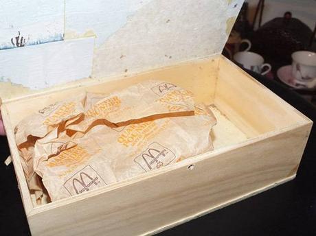 hamburguesa de McDonald hace 21 años