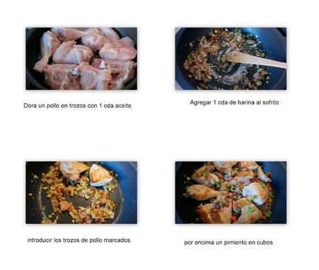 Pollo guisado especial