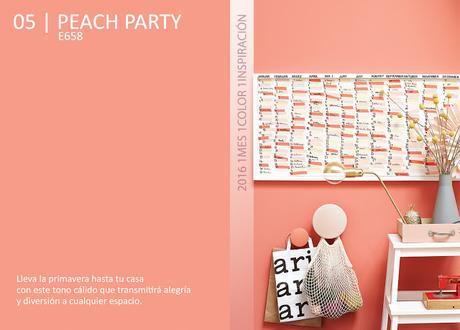 1 Mes 1 Color: Mayo es Peach Party