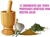 Condimentos benéficos para salud