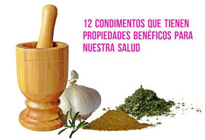 12 Condimentos que son benéficos para la salud