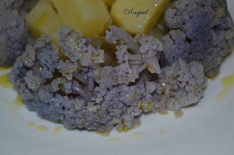 Brocoli morado con patatas