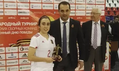 Vanesa Sotelo también golea en Moscú