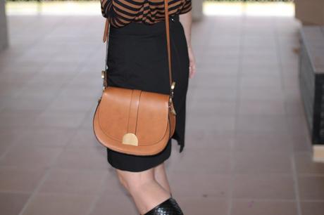 bolso media luna Zara