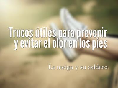 Trucos útiles para prevenir el olor en los pies