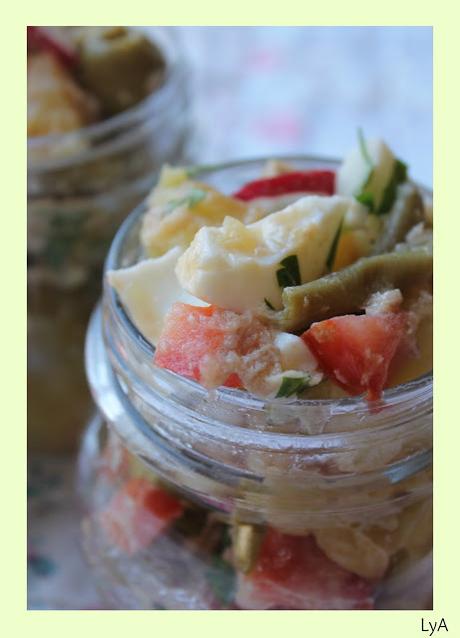 Ensalada campera... para llevar a la oficina... para el reto La Cocina Typical Spanish... #untaperderechupetets