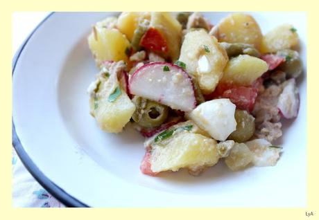 Ensalada campera... para llevar a la oficina... para el reto La Cocina Typical Spanish... #untaperderechupetets