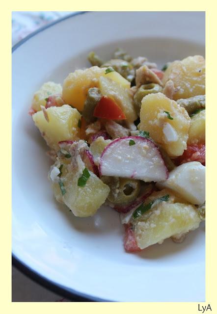 Ensalada campera... para llevar a la oficina... para el reto La Cocina Typical Spanish... #untaperderechupetets