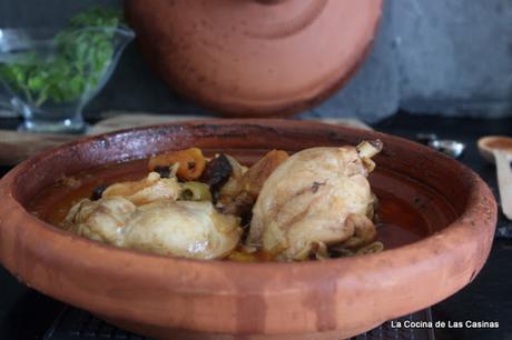 Tagine de Pollo Asturiano con Curry Rojo Tailandés y Picual de Jaén #CocinaFusión