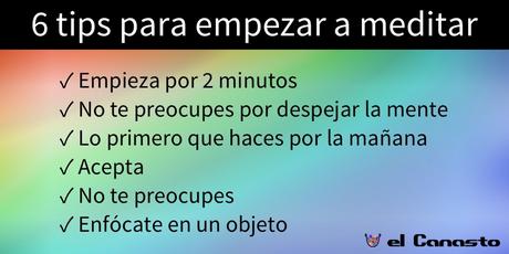 6 tips para empezar a meditar