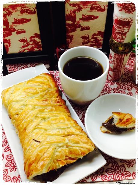 Trenza crujiente con chocolate Trenza crujiente de chocolate 3