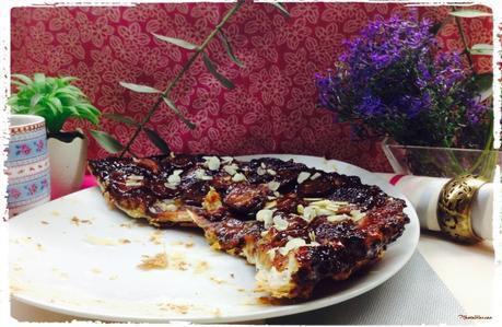 Tarta Tatin de fresa y plátano