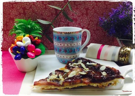 Tarta Tatin de fresa y plátano