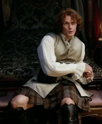 Jamie en kilt, 2x05 de 'Outlander'