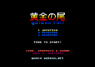 Reidrac vuelve a la carga con Golden Tail, un plataformas para CPC basado en folclore japonés Reidrac vuelve a la carga con Golden Tail, un plataformas para CPC basado en folclore japonés