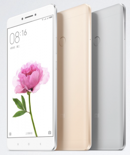 Xiaomi Mi Max con pantalla de 6,44 y un Snapdragon 652