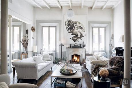 Pintar muebles para darles otro aspecto salones con Sofas enfrentados