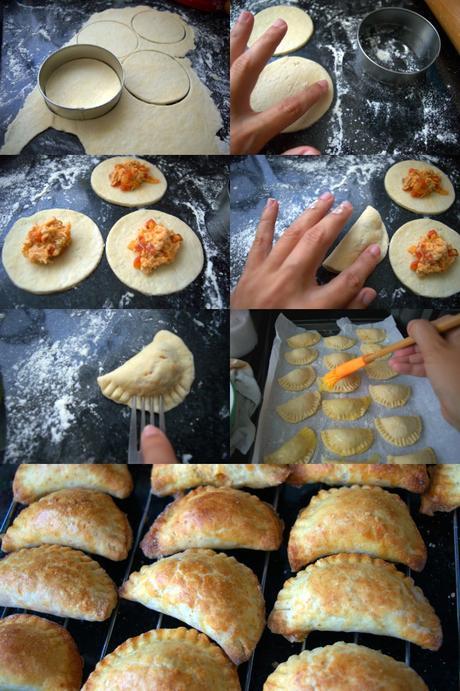 Mini empanadas de pollo con un toque peruano diferente Mini empanadas de pollo con un toque peruano diferente
