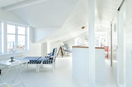 suelo blanco Estilo nórdico marítimo estilo escandinavo decoración en blanco decoración comedores decoración cocinas cocinas nórdicas modernas cocinas abiertas blog decoración nórdica 