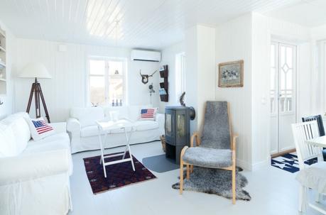 suelo blanco Estilo nórdico marítimo estilo escandinavo decoración en blanco decoración comedores decoración cocinas cocinas nórdicas modernas cocinas abiertas blog decoración nórdica 