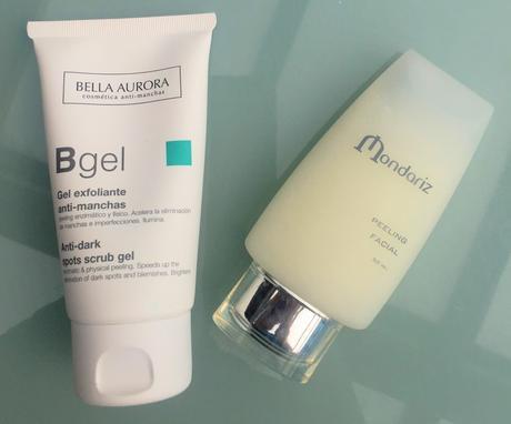 Probando, probando, exfoliantes: Mondariz Cosmética Termal vs Bella Aurora