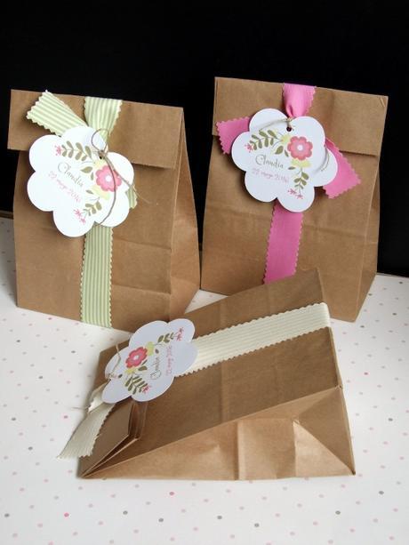 Los saquitos para la primera comunión de Claudia Los saquitos para la primera comunión de Claudia