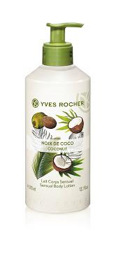 Leche Corporal 300 ml SENSUAL Coco línea Plaisirs Nature Yves Rocher