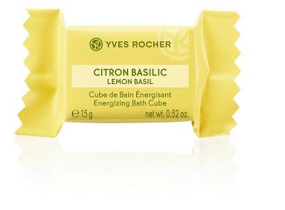 Pastilla efervescente ENERGÍA Limón y Albahaca línea Plaisirs Nature Yves Rocher