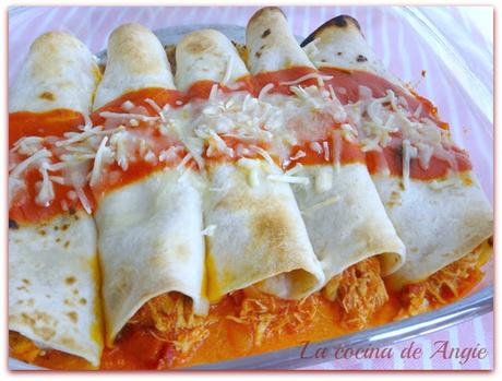 ENCHILADA DE POLLO EXPRÉS (Olla GM)