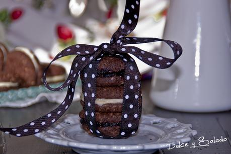 Bocaditos de Chocolate Negro y Blanco