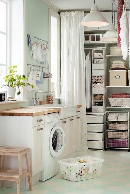 Decorando la Zona de la Lavadora