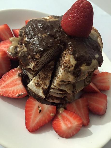 Receta – Tortitas fit con fresas 13166009_1115769801820260_7778965006579350512_n