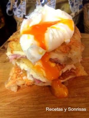 CROQUE  - MADAME CON HUEVO POCHE!