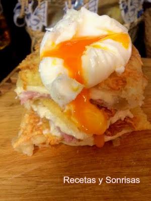 CROQUE  - MADAME CON HUEVO POCHE!