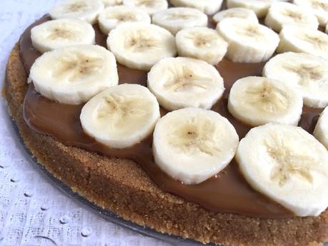 tartas rápidas tartas frutas plátano tartas fáciles tartas americanas pie recetas delikatissen Recetas Americanas postres delikatissen postres con plátano Banoffee pie 