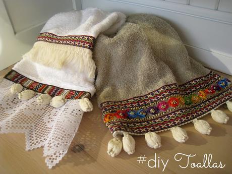 DIY: TOALLAS ESTILO BOHO-CHIC