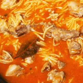 cazuela de fideos